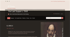 Desktop Screenshot of el-greco-foundation.org